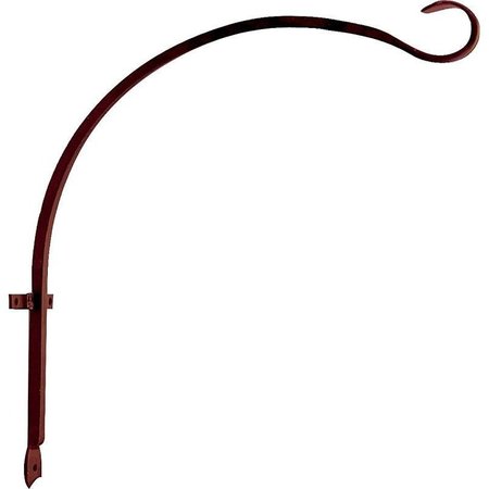 LANDSCAPERS SELECT Hanging Plant Hook, 16 in L, Steel, Hammered Bronze, Wall Mount Mounting GB-3040